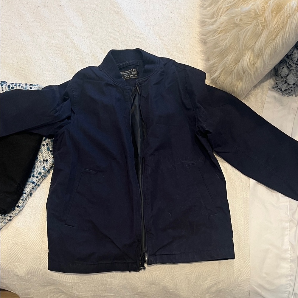 J. Crew Dark Blue Outerwear